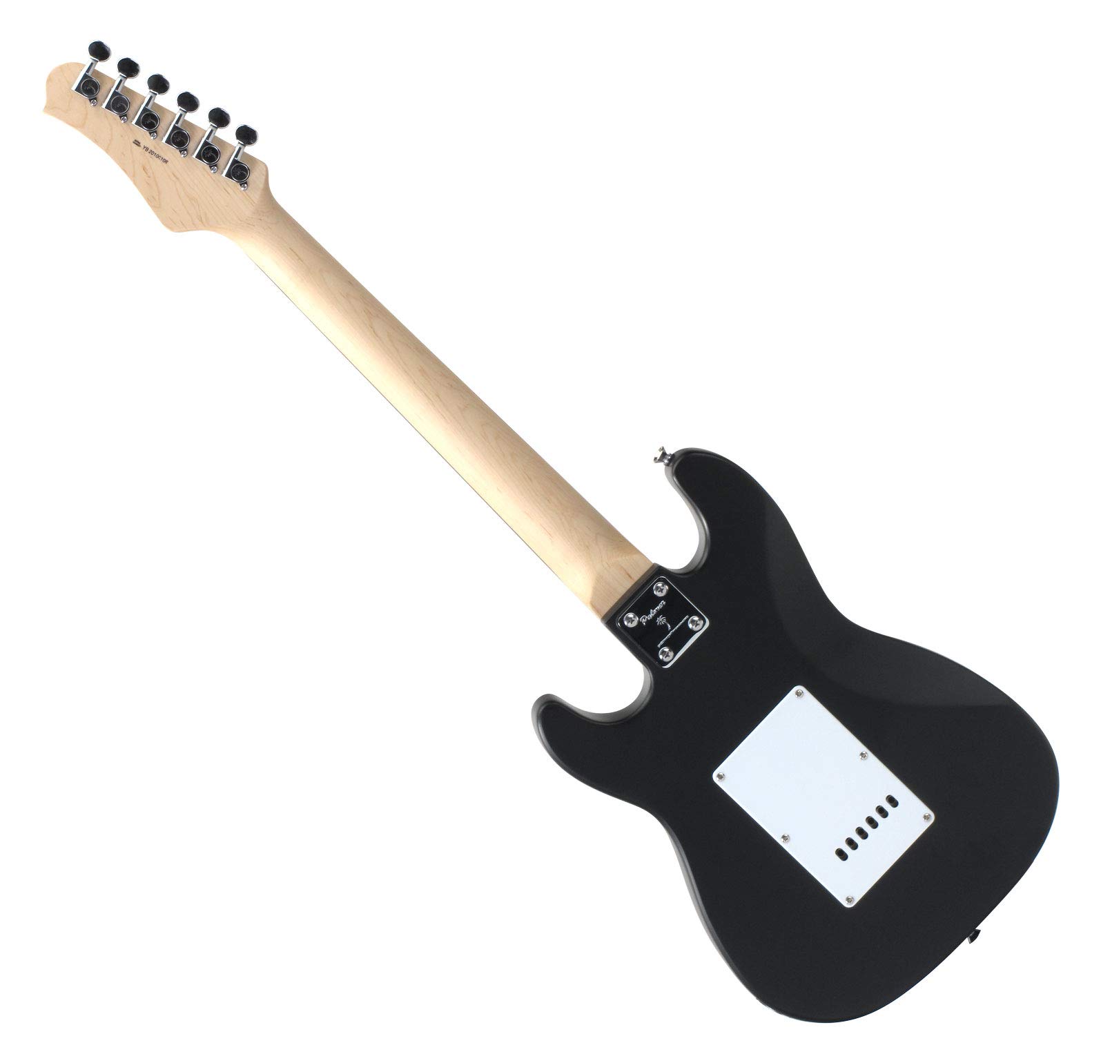 Rocktile Sphere Junior Sunburst 3/4 Guitare Électrique (pickguard blanc, 1 Humbucker, 1 Single Coil, 22 frettes, touche en bois d’ingénierie, manche en érable)