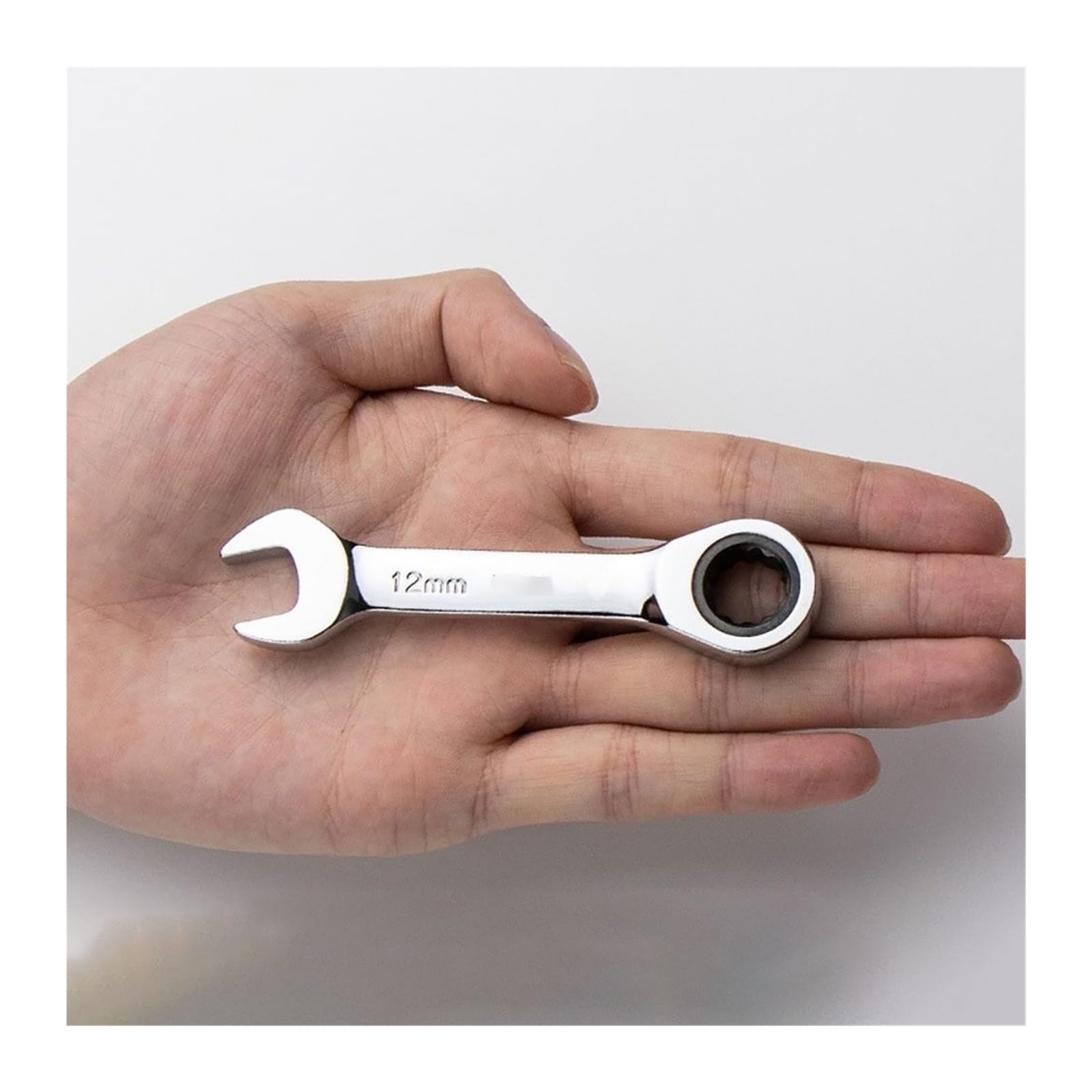 1 Uds. Llave de tubo trinquete combinación Reversible llave única rechoncha