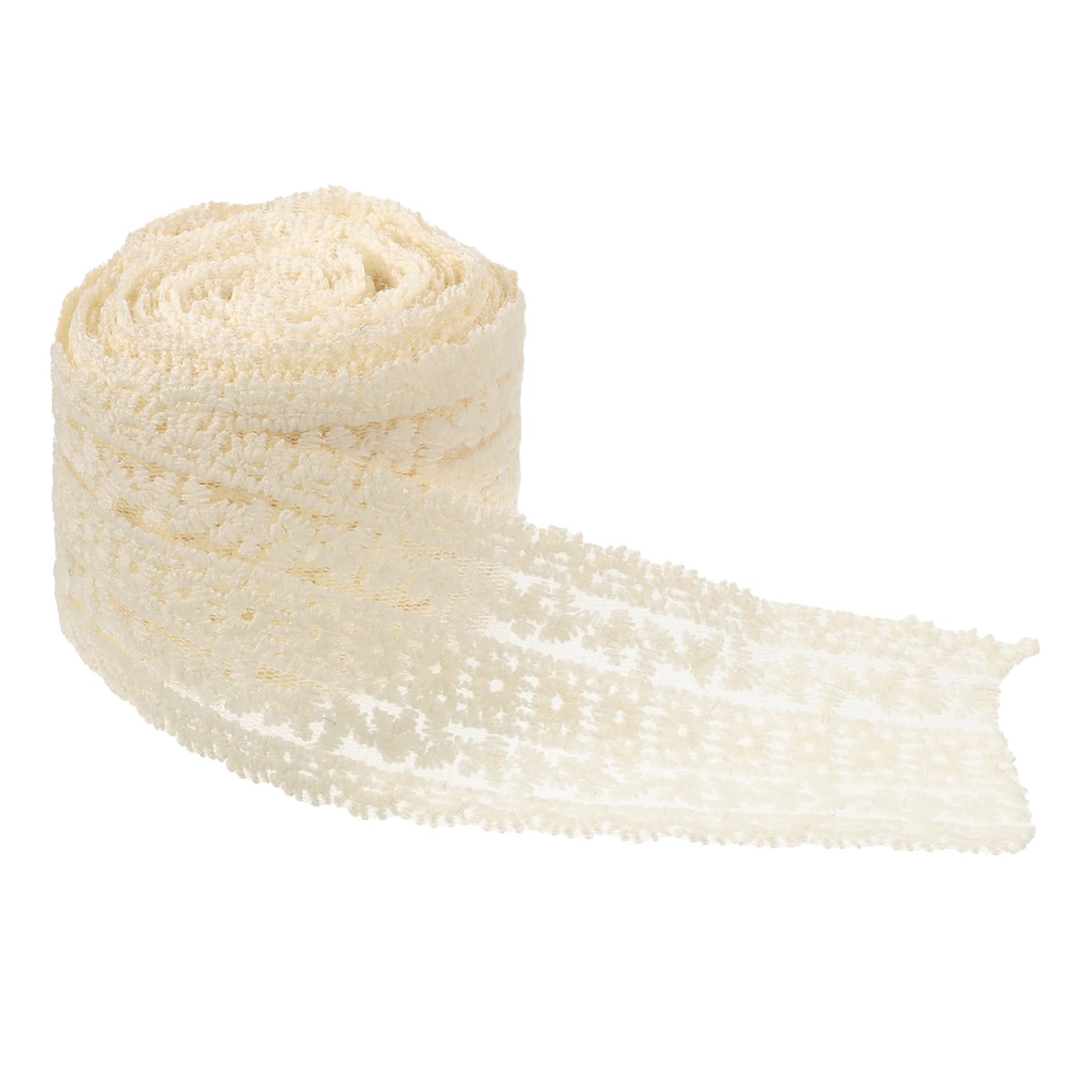 STOBOK 3rollos Ribete De Encaje Decorativo Bordado Para Manualidades Metros Accesorios Para Diademas y Ropa Material Resistente y Elegante Para