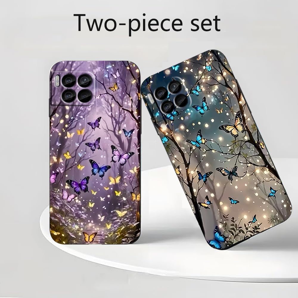 2 Pack T-Mobile Revvl 7 Pro 5G Case [Shockproof] | Slim Design | Non-Slip | Phone Cover for Revvl 7 Pro 5G (Purple) image 4