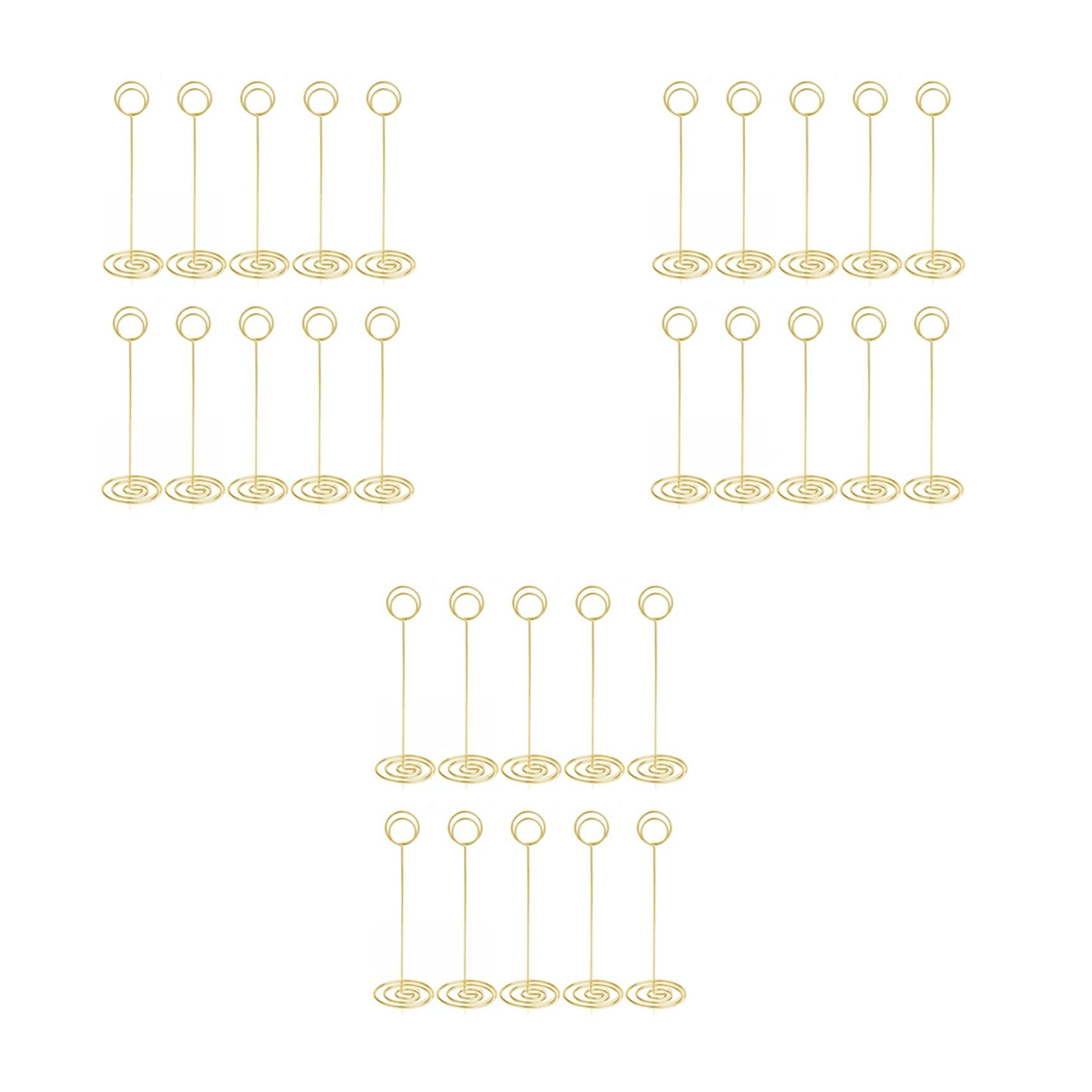 Jnchdghwa Table Number Holders 30Pcs - 8.75 Inch Place Card Holder Tall Table Number Stands for Wedding Party Graduation Reception