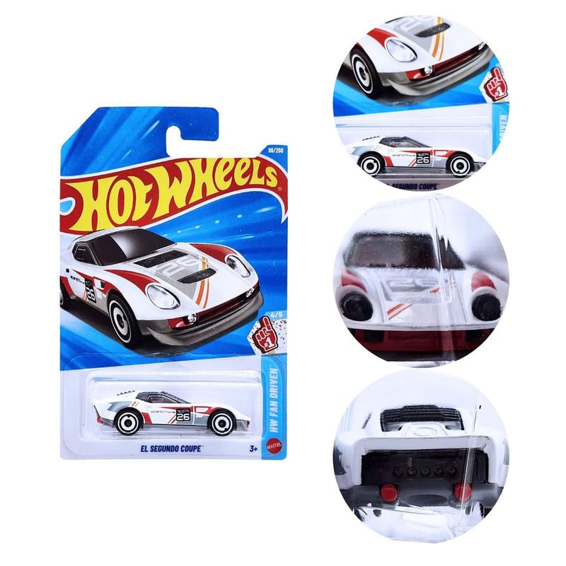 Image of Hot Wheels EL Segundo Coupe HW Fan Driven Ages 3 and Up 96 /250 (White)
