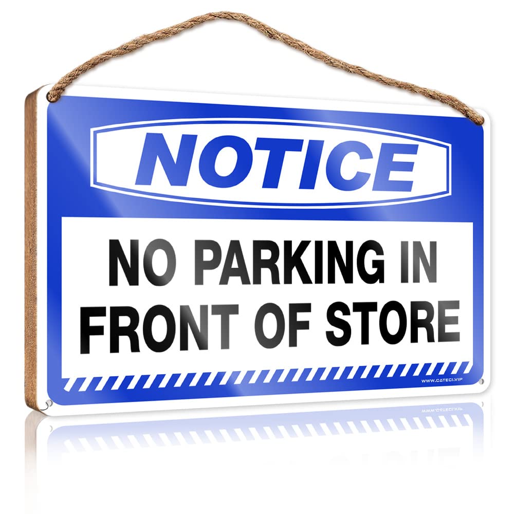 Bruntelo One Color Hanging Pantry Sign Decor Notice No Parking In Front Of Store Wooden Sign Room Stuff Fall Signs For Home Decor(15X28cm)