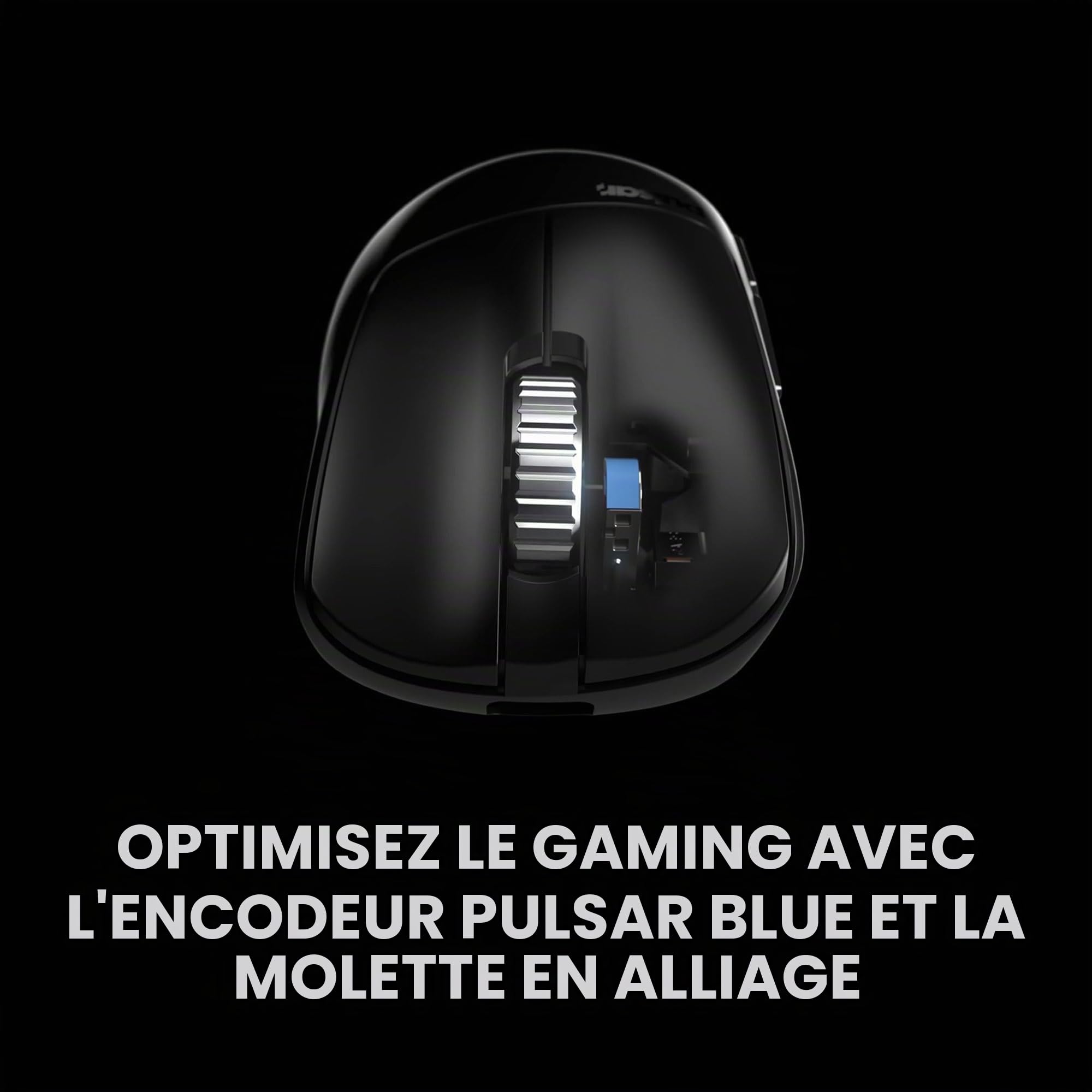 Pulsar Gaming Gears Xlite v4 ES Souris Gaming sans Fil, Mini, Noir