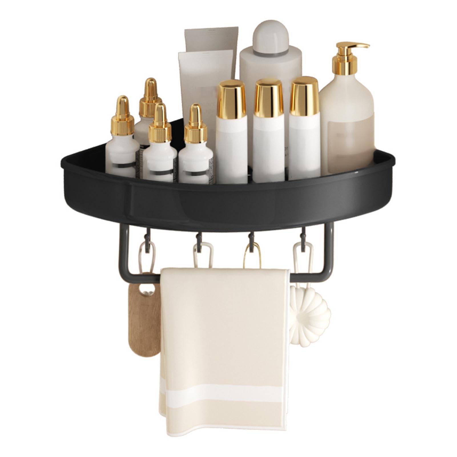SUNFECILI Shower Shelf Large Shower Caddy Adhesive Shower Organize Shower Shelves for Inside Shower Bathroom Non Drill Wall