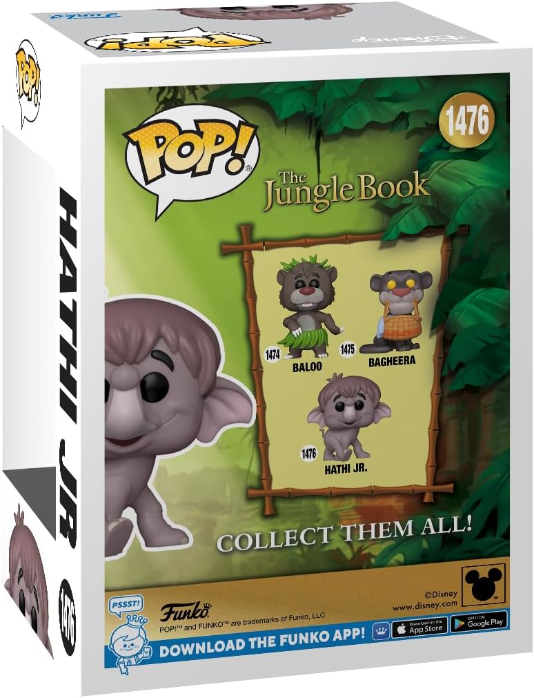 Funko POP! Disney: The Jungle Book – Hathi Jr.​ - Collectable Vinyl Figure - Gift Idea - Official Merchandise - for Kids & Adults - Movies Fans - Model Figure for Collectors and Display