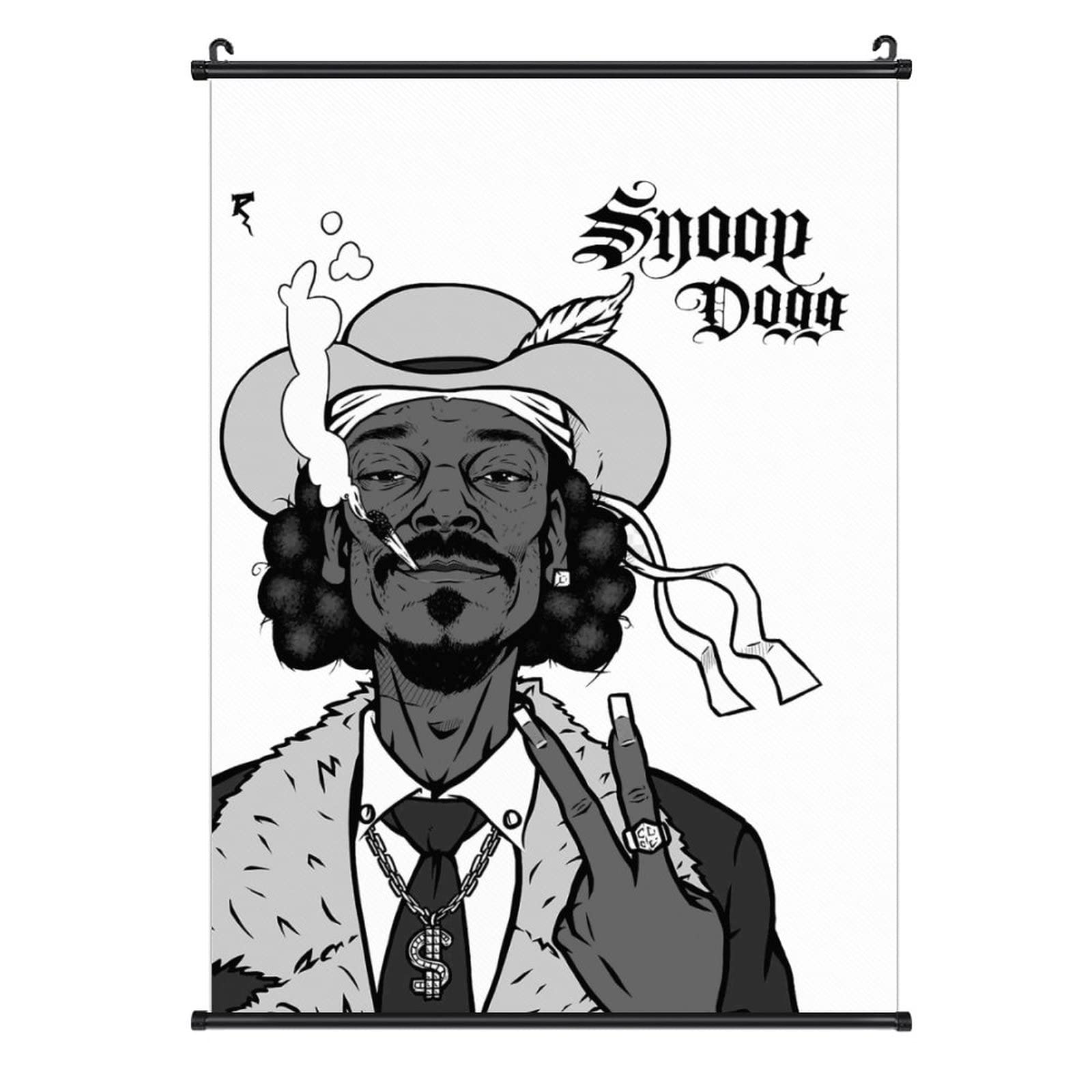 Amazon.co.jp: 掛ける絵 デスロウレコード スヌープ ドッグ