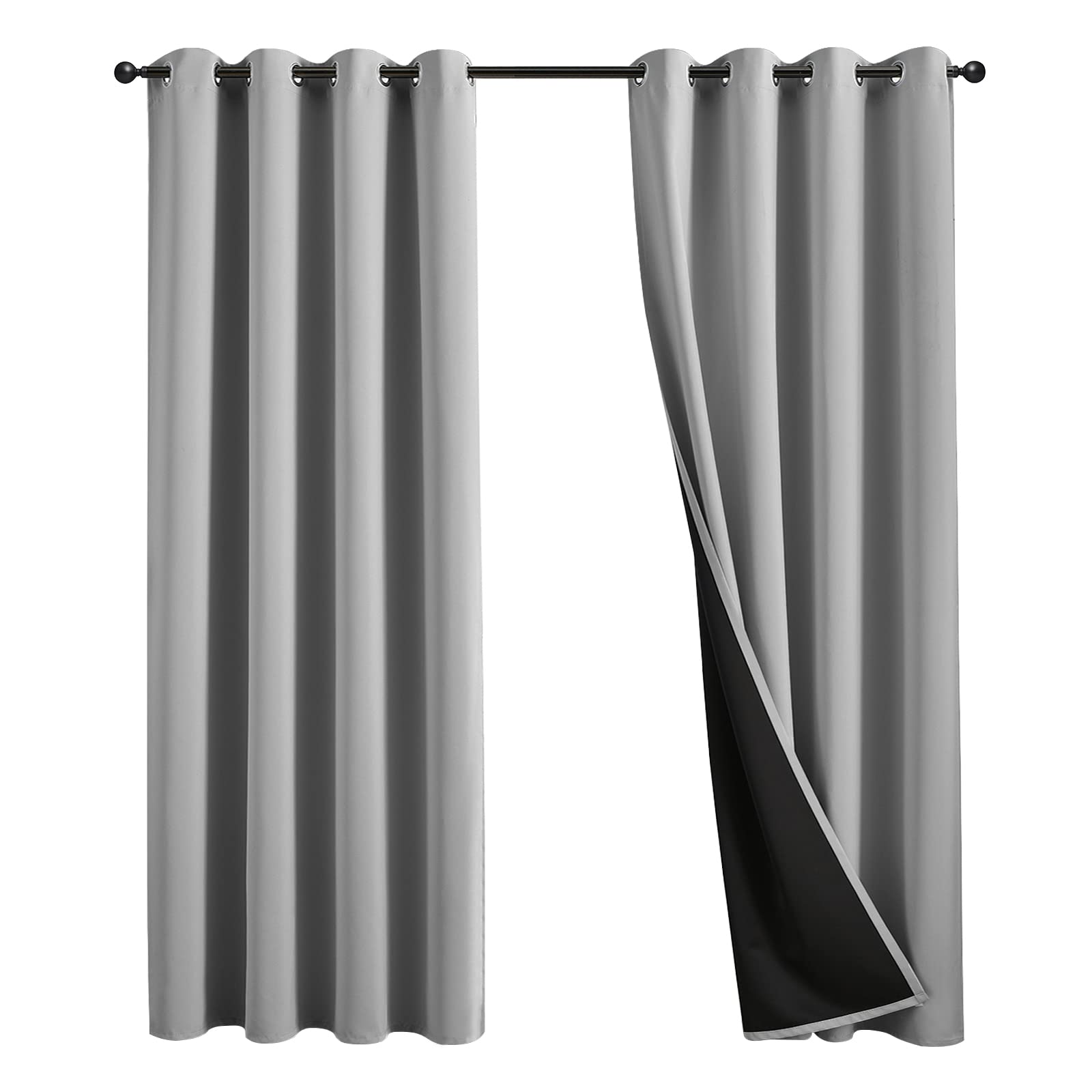 JSFLY 100% Blackout Curtains