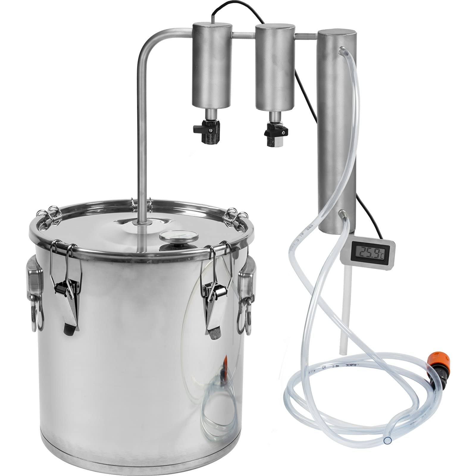 Browin 340230 Destilador, Acero Inoxidable 18/8