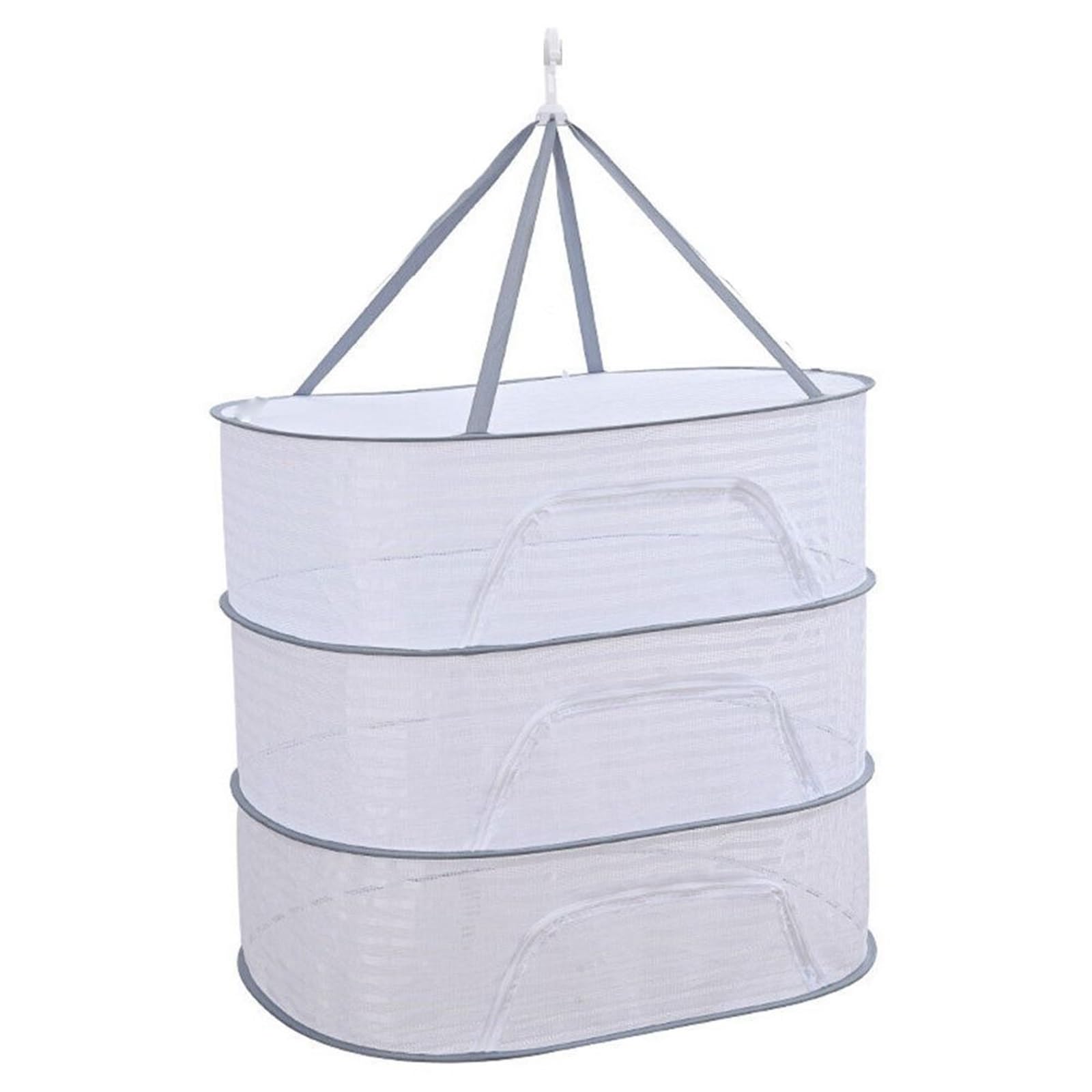 Baynopurin Color2 Drying Net 2Pcs Household Herb Vegetable Foldable Dryer Net
