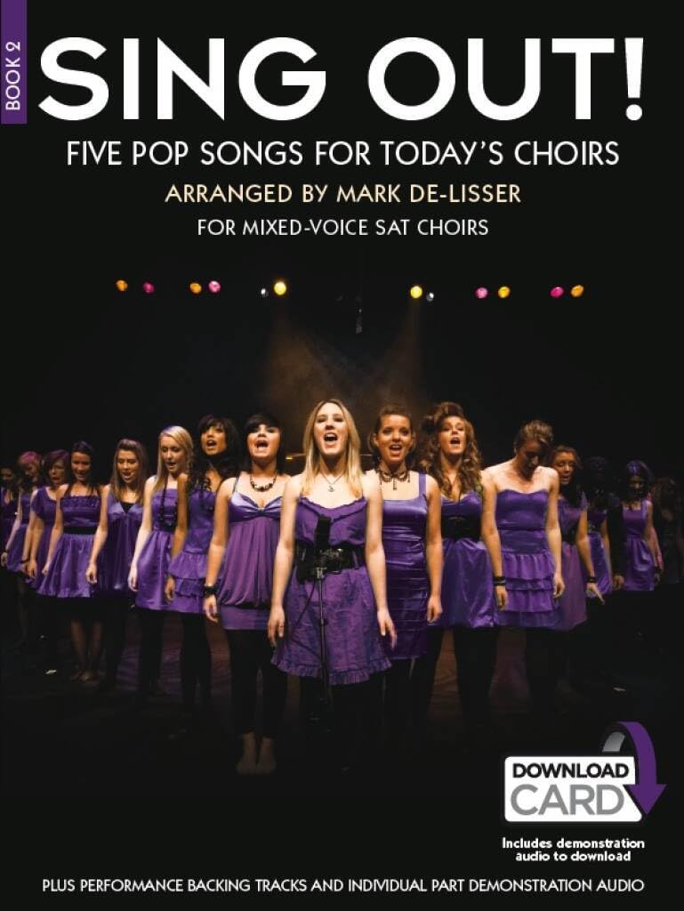 Sing Out! 5 Pop Songs For Today's Choirs - Book 2. Mixed Choir And Accomp.. Includes Audio Online
