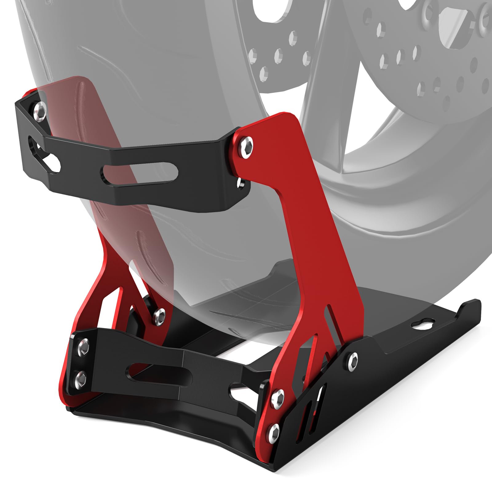 Photo 1 of USTPO Motorcycle Wheel Chock Stand