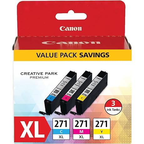 Canon Ink Cartridges 271: Enhanced Colors, Seamless Printing