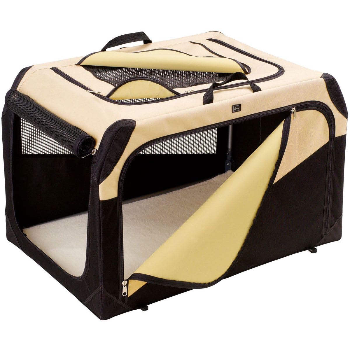 HUNTER Box transportino per Cani Gr. Lbeige/Nero