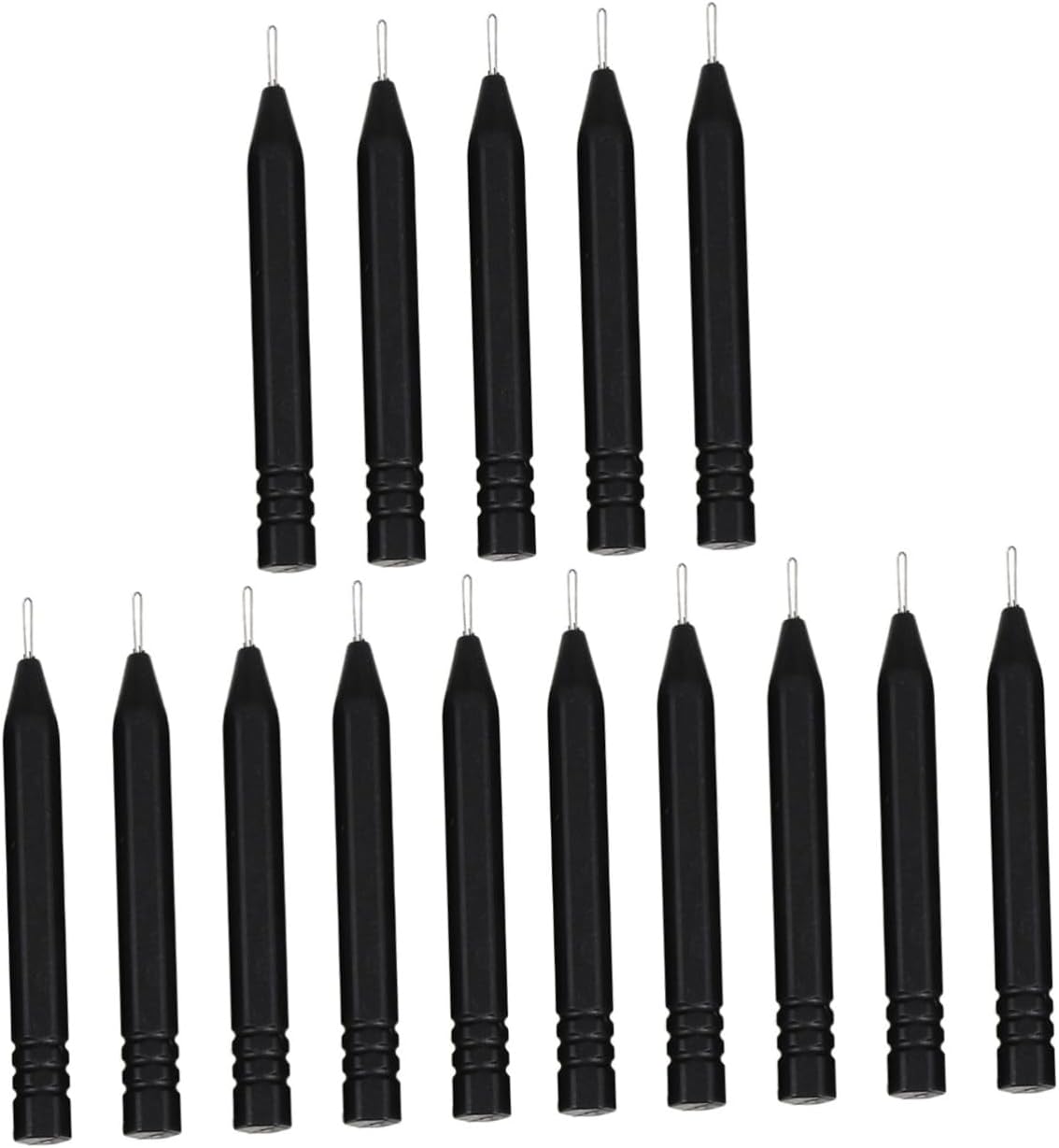 15pcs Professional Hearing Aid Cleaning Rod Ear Mould Cleaning Tools Earmold Clean Tool