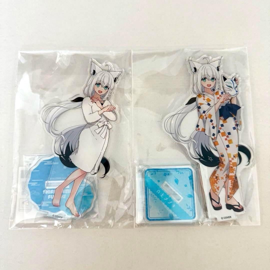 2点セット 白上フブキ アクリルスタンド ホロライブ DMMスクラッチ