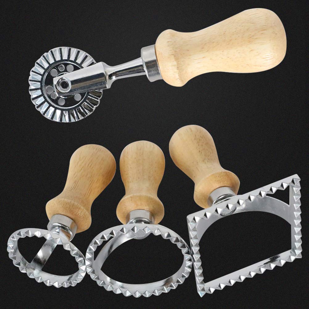 Set di 3 Timbri per Biscotti, Stampi per Biscotto in Metallo con Manico in Legno, Presse Timbro Biscotti con Motivo Diversificato per Biscotto, Torte, Pasticcini, Fai Da Te