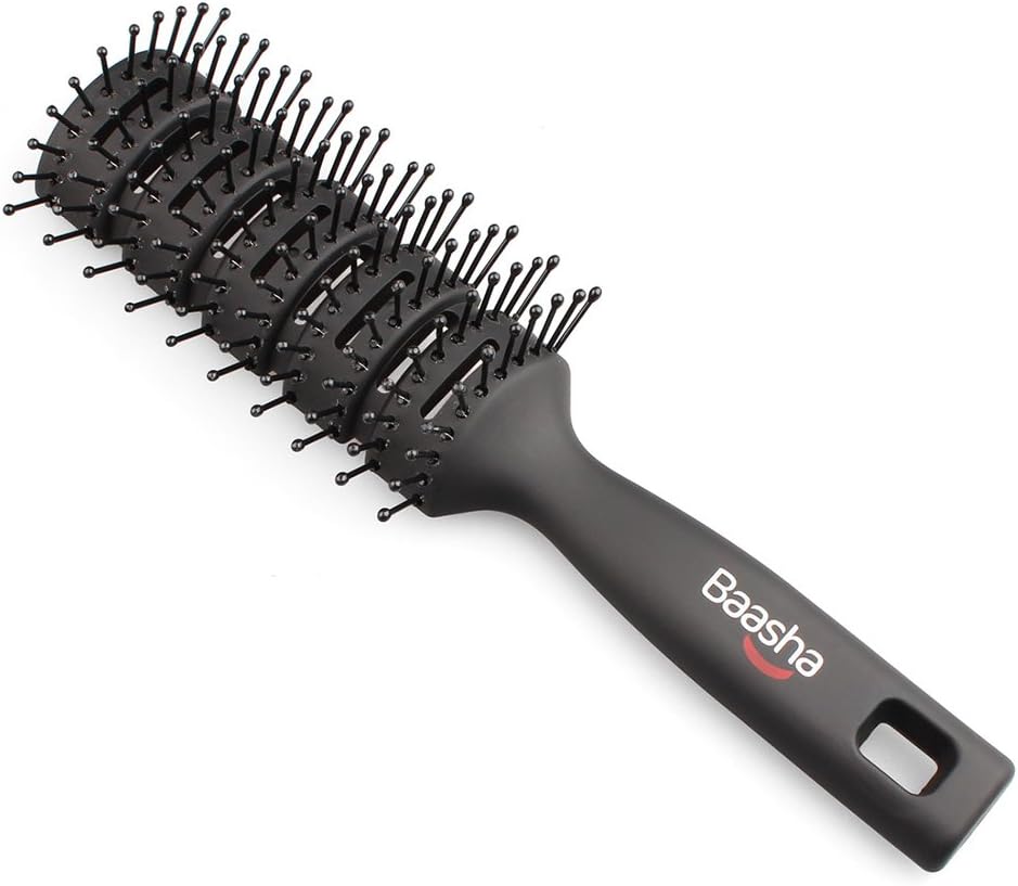 Baasha ヘアブラシくし 静電気防止髪くし ス抜け髪予防 スタイリング