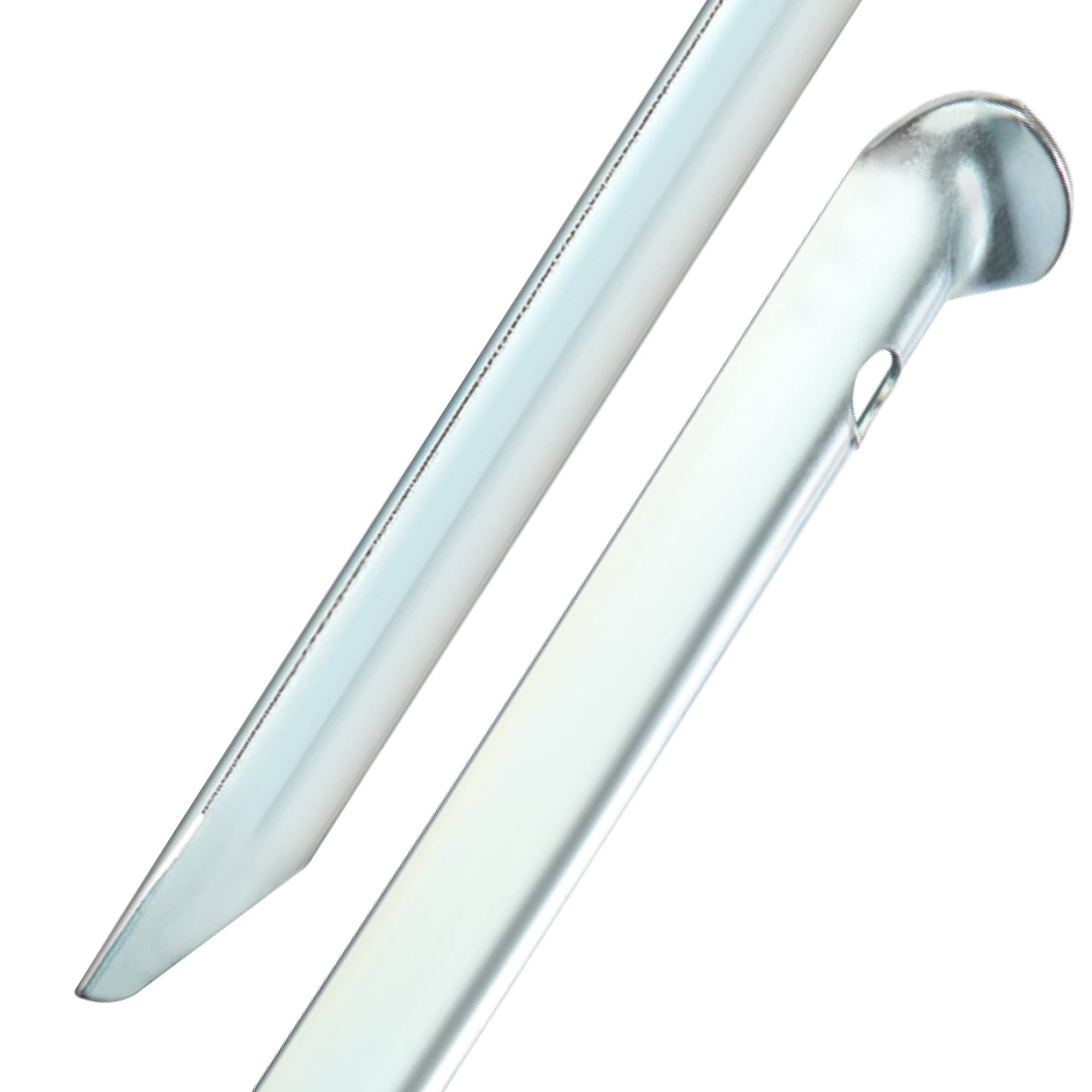 COM-FOUR® 24x tentharingen - robuuste stalen haringen met draad en