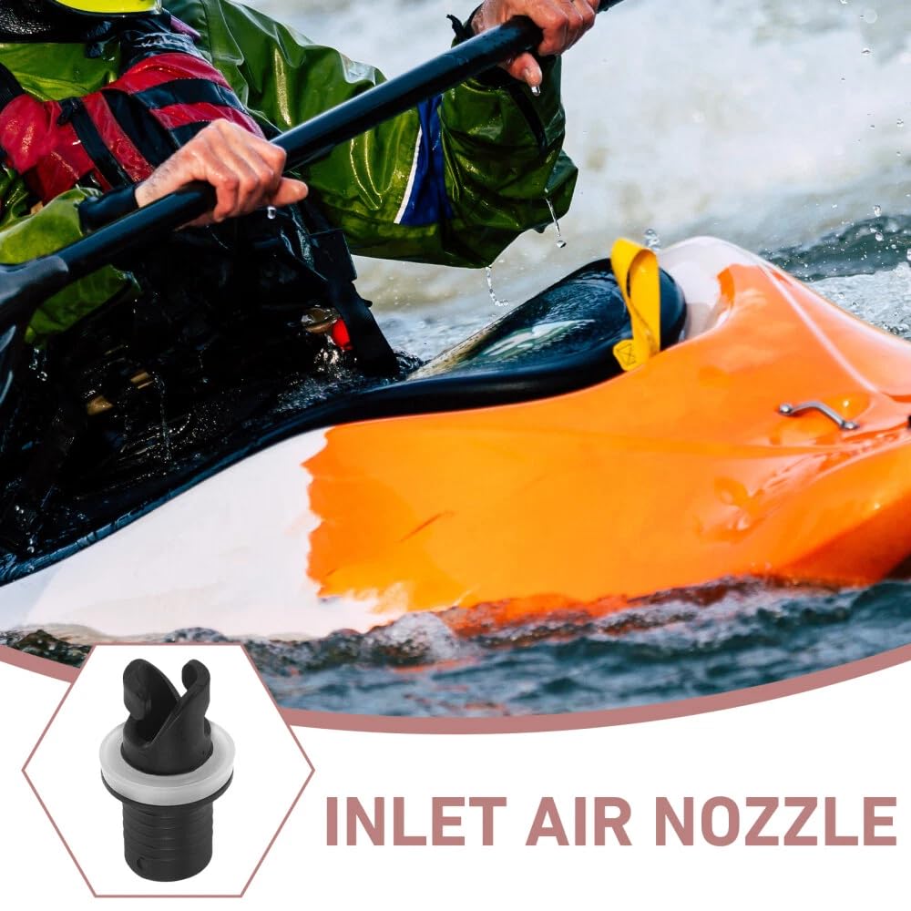 2 Pezzi Adattatore per Pompa SUP Adattatore per Kayak Valvola H-R Adattatore per Tubo Pompa a Pedale per BarcaCompatibile con Kayak Gonfiabile, Gommoni, Tavole Surf