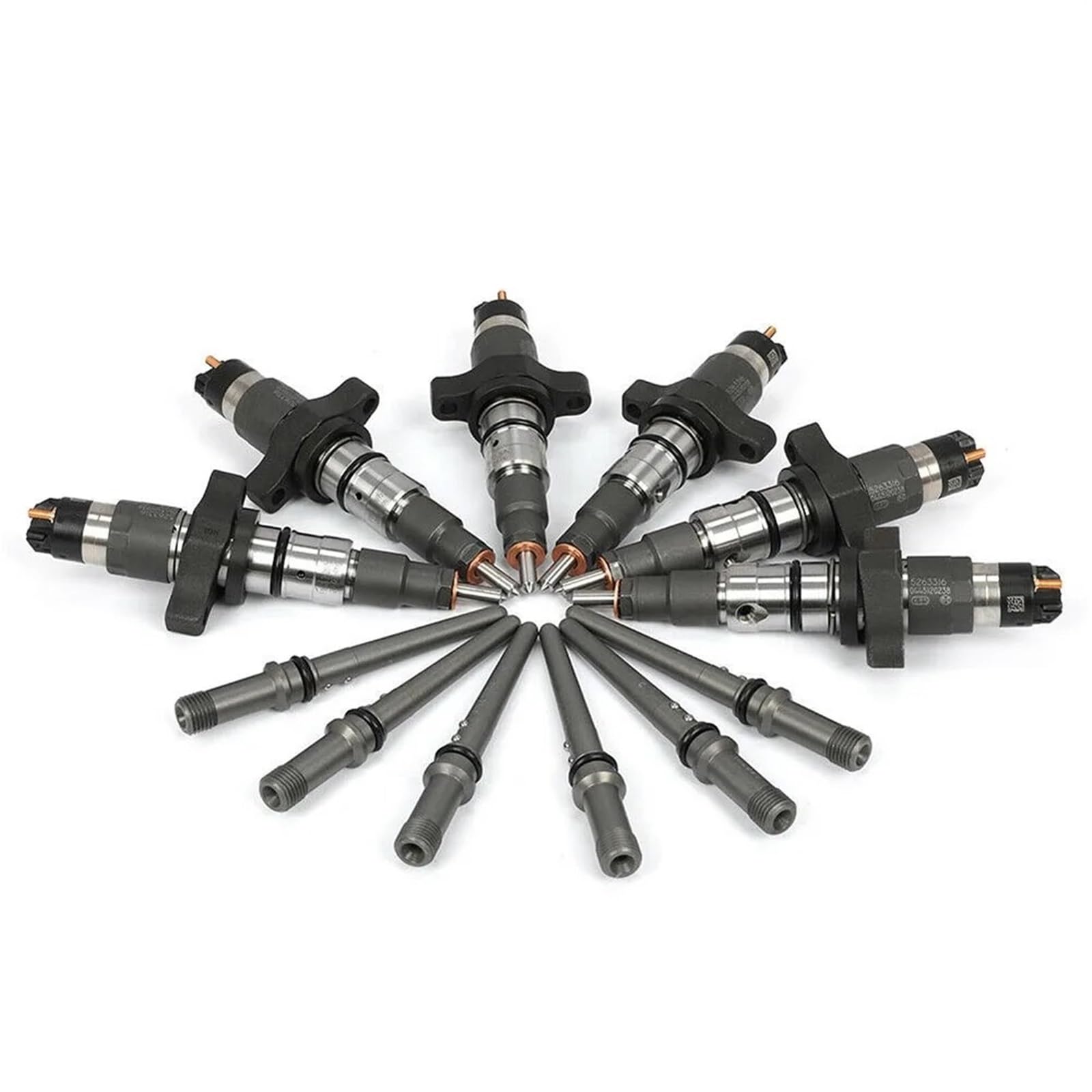 Injector Nozzle for Late 2004-2009 for Dodge for Ram Cummins 5.9 1Set Diesel Fuel Injectors 35-81314ARD 0445120103 0445120238 0445120208 0986435505