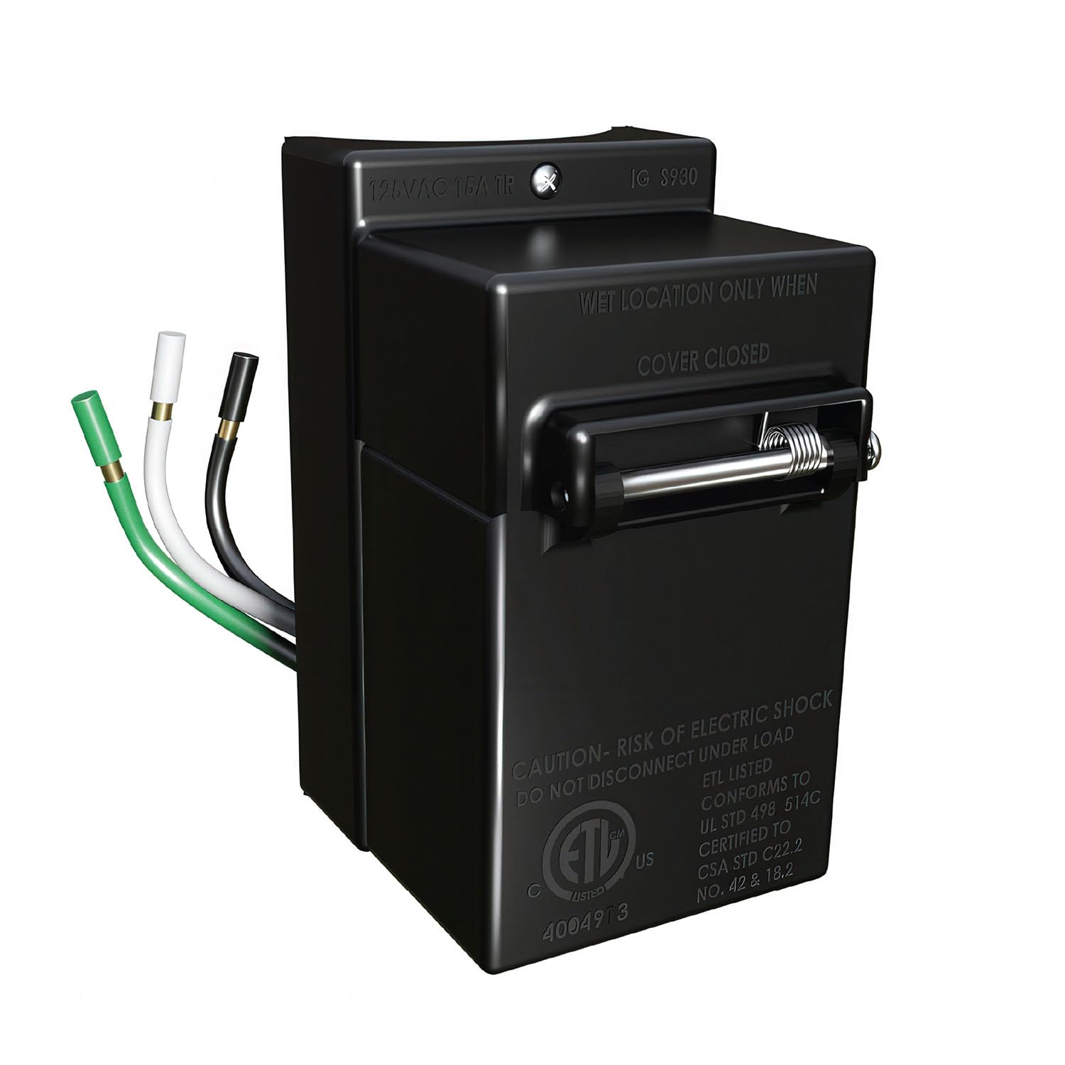 Photo 1 of Solus SCO-930 Outdoor Convenience Outlet - Black