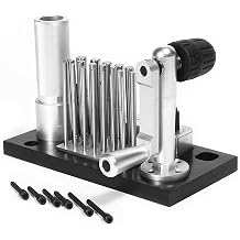Jump Ring Maker Tool Kit - Manual Wire Drawing Machine with 20 Mandrels, Jewelry Making Pliers, and Wire Ring Bender for Jewelry Winding & Cutting