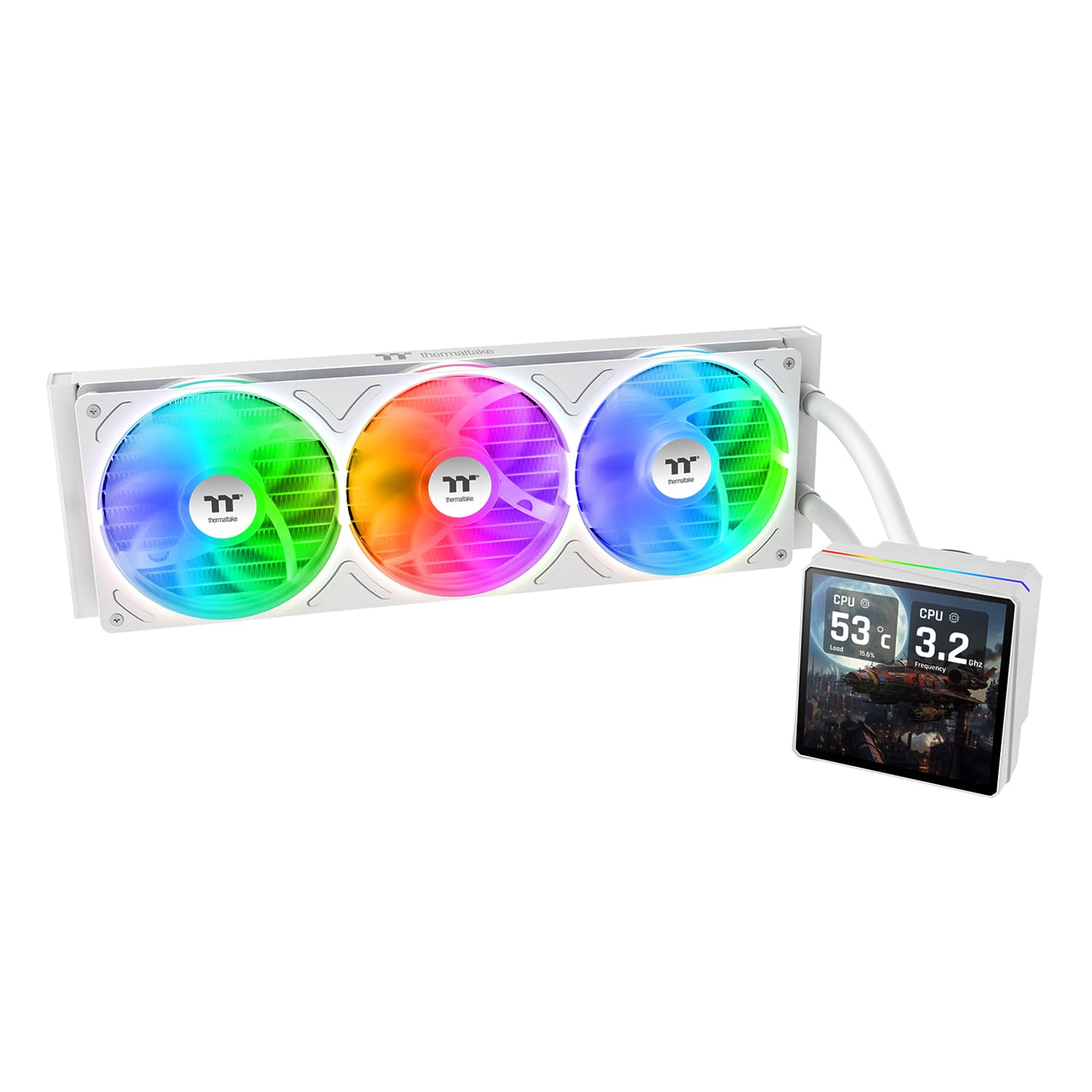 PC用ファン・クーラー Thermaltake TH360 V3 Liquid Cooler Amazon.com: Thermaltake TH360 V3 Ultra ARGB CPU Liquid Cooler