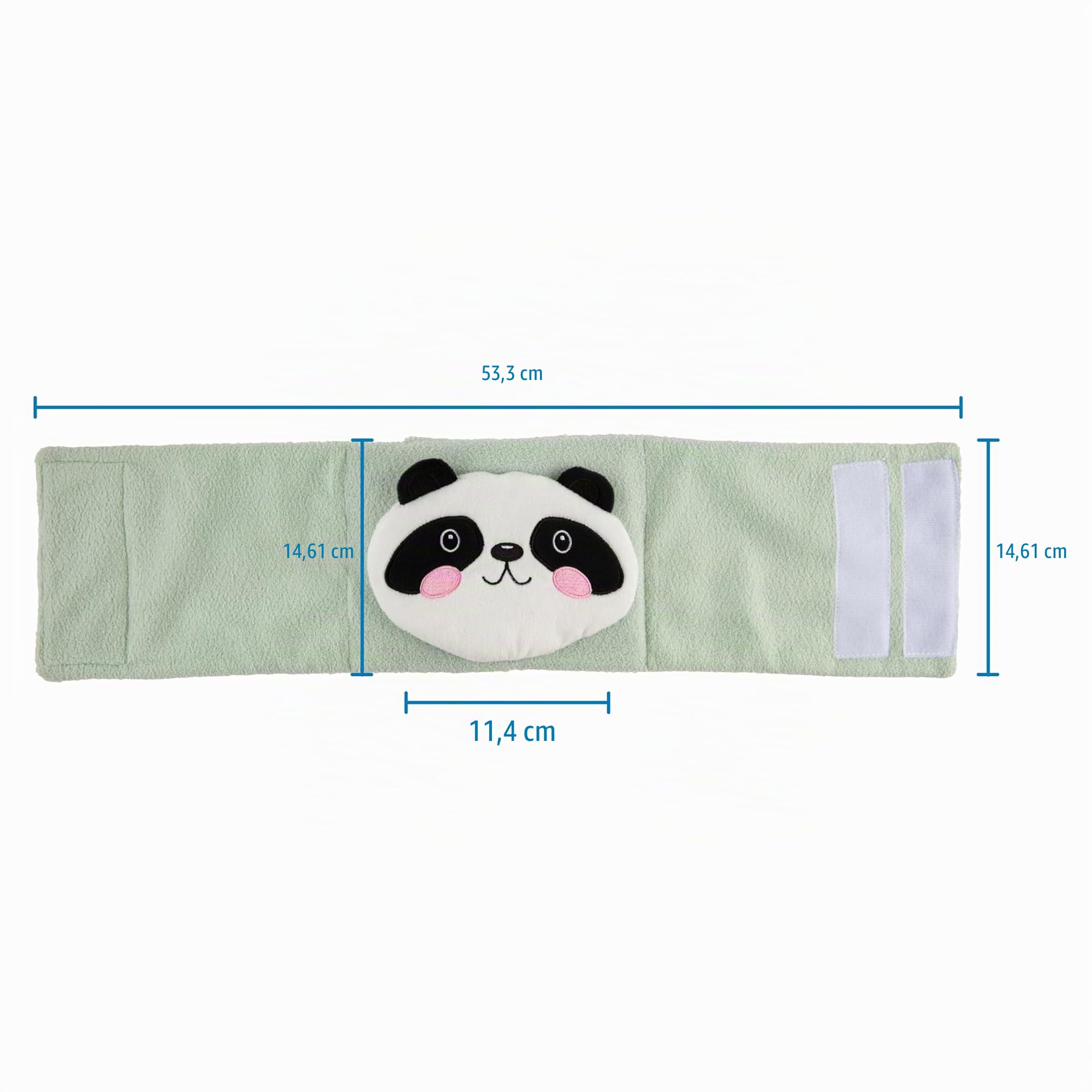 Dr. Brown's Säugling Gripebelt zur Koliklinderung, beheizter Bauchwickel, Baby Puckgürtel zur Gasentlastung, natürliche Linderung für verärgerten Bauch bei Babys und Kleinkindern, Panda, 0-3m