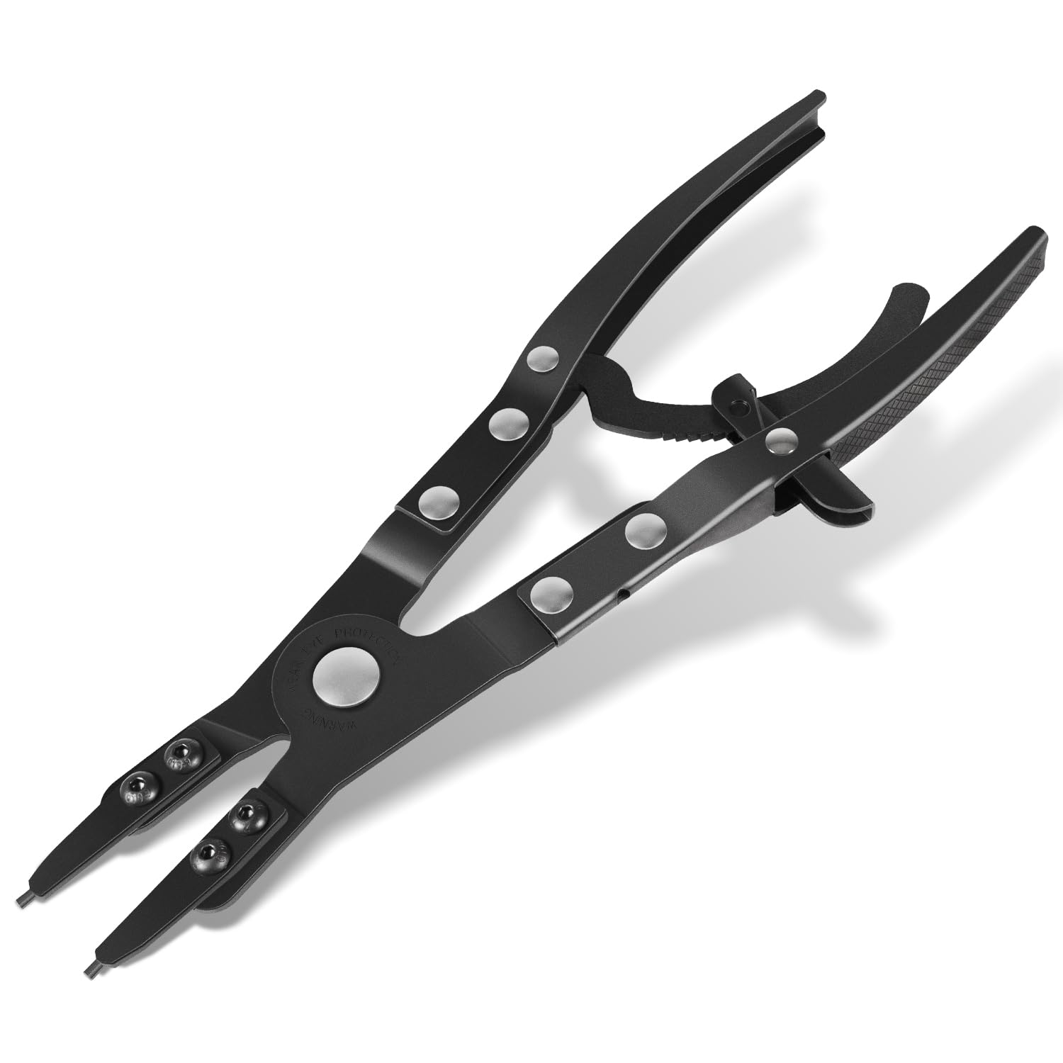 Upgraded 38700 Spindle Snap Ring Pliers for Ford Super Duty Pickups 2007 and Newer, Heavy Duty Internal External Snap Ring Pliers with Ratchet Locking