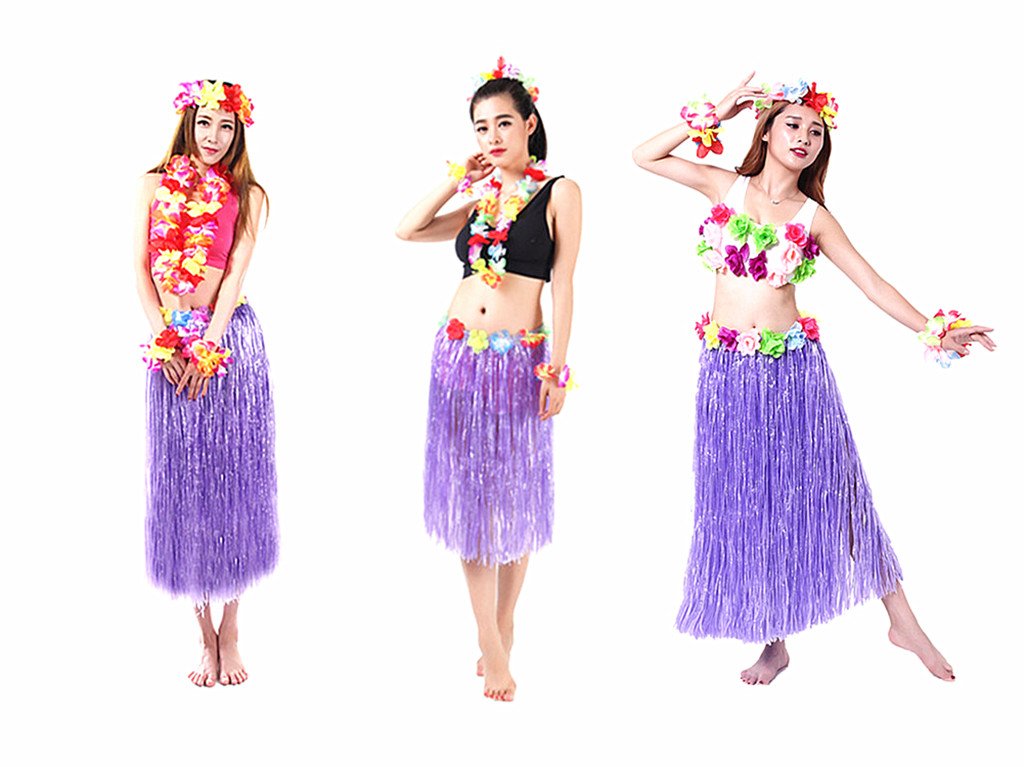 Amazon.co.jp: 伸縮性大人のハワイアンフラダンサーグラス 花と