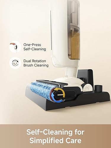 Miniatura 3 de MOVA K30 SE - Aspiradora en seco y húmedo, trapeador inteligente de alcance plano de 180, limpieza de doble borde de 0 pulgadas, autolimpieza con