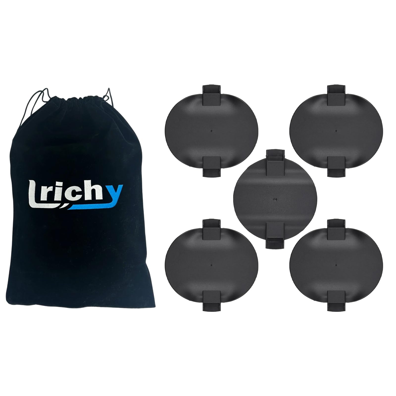 Lrichy 5th Wheel Bed Plug Cover Kit with Storage Bag for 2020-2025 GMC Sierra/Chevrolet Silverado 2500HD/3500HD, MTG84756187 Puck System Gooseneck