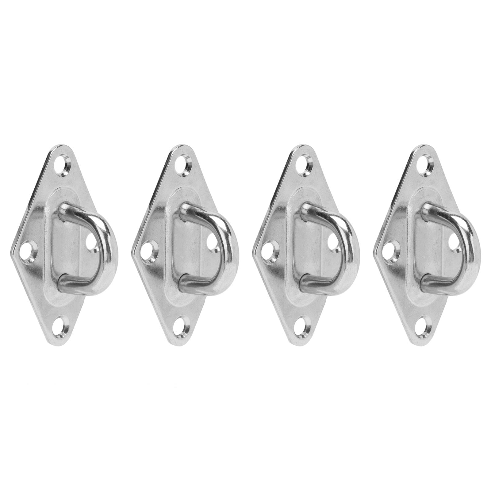 Fdit Plaque Oculaire en Acier Inoxydable de Haute qualité, Crochet de Crochet Durable, adapté aux Accessoires de Teinte Solaire, 10pcs (5 millimètres)