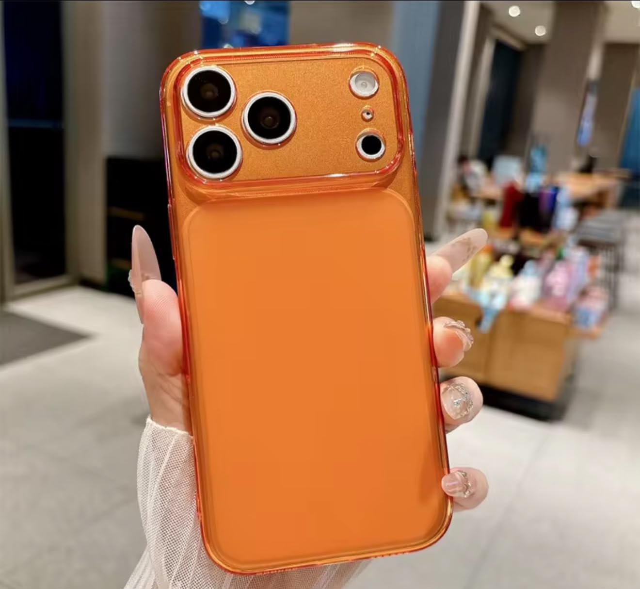 Dezet Compatible Clear Case for iPhone 17 Transparent Matte Soft Slim Shockproof TPU Bumper, Anti-Yellow Crystal Case with Camera Lens Protection Back Cover for (Purple) — Amazon image 12