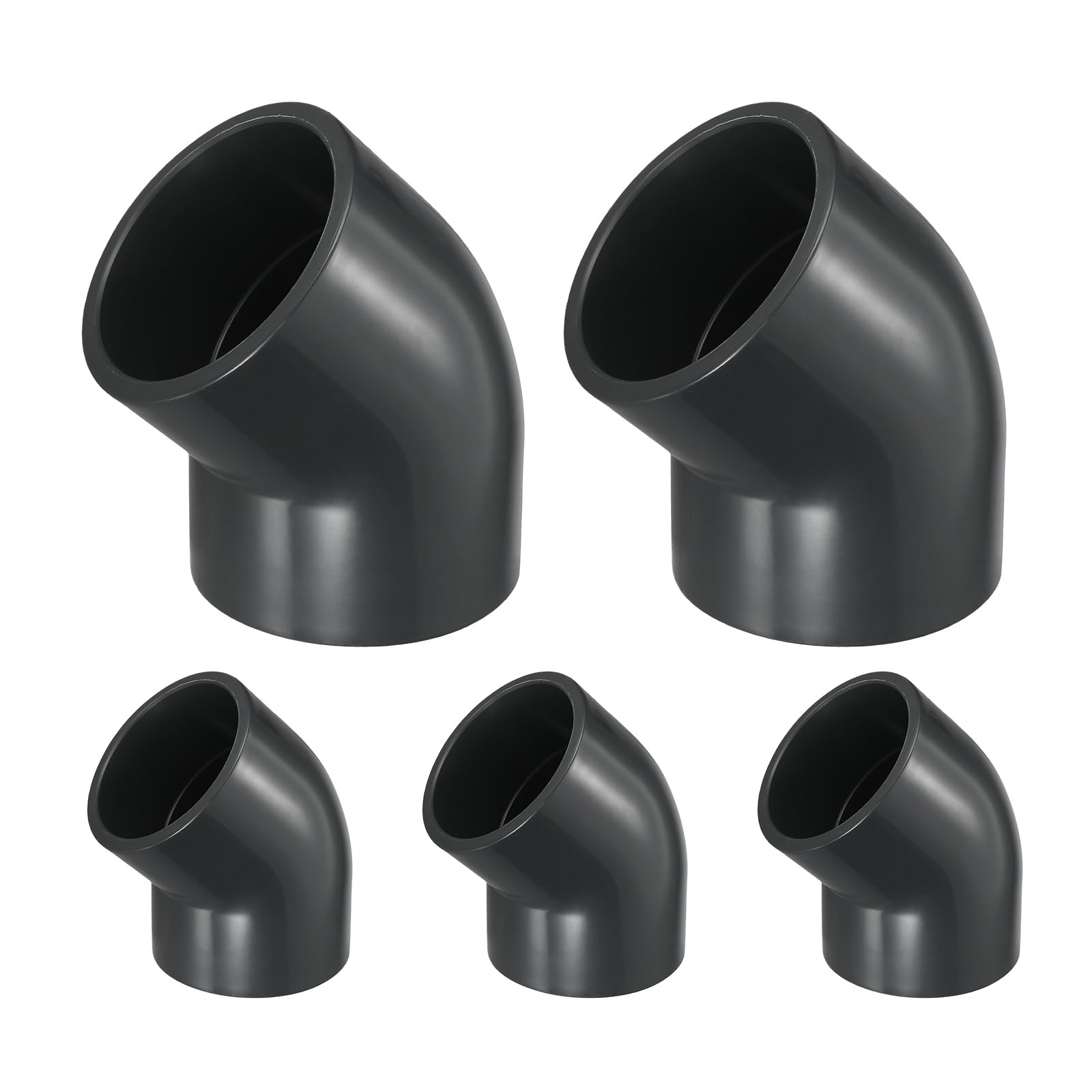 Raccord coudé en PVC de 6,3 cm raccordement cadre de serre connecteur 45°