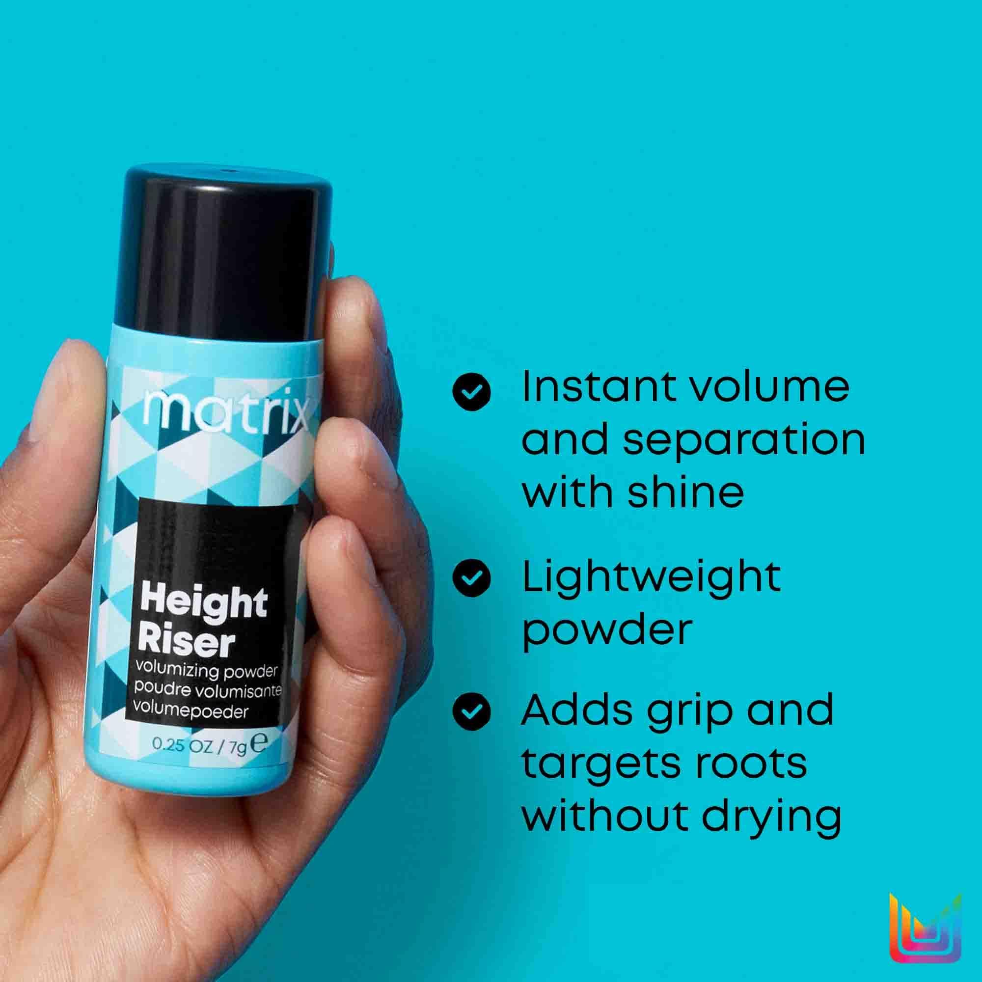 Matrix Height Riser Volumising Styling Powder, Gives Instant Volume and Shine, 7g, Height Riser Volumising Powder, 7 g (Pack of 1) - Image 4