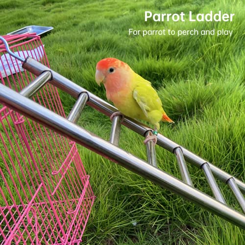 Gekmor 917BXA35R117287YX 2Pcs Parrot Ladders, 9-Step Bird Exercise Toy Play Ladder thumb #1