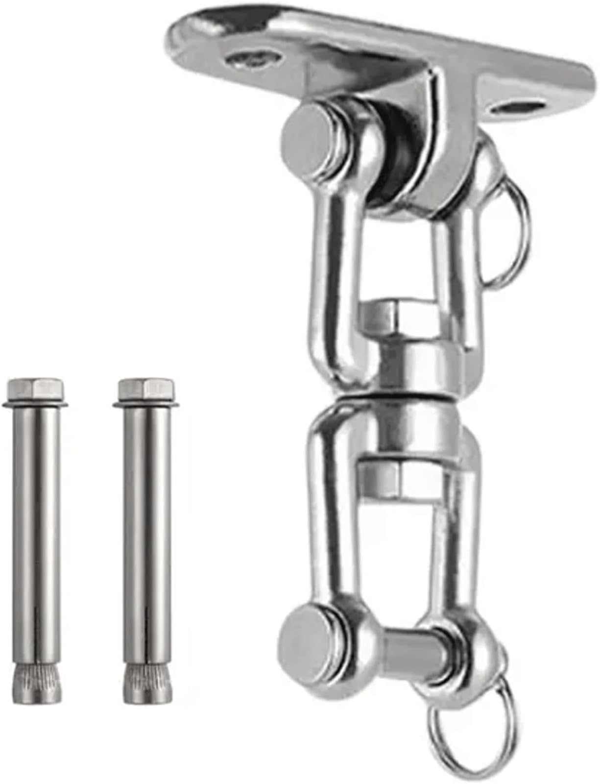 VHcgCGJ Ceiling hook, 1set Swing Hook Hang Hardware & Accessories Load Bearing Swivel Fixed Plate Trapeze