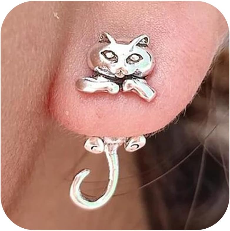 Cute Animal Bite Earrings Fun Unique Earrings for Women