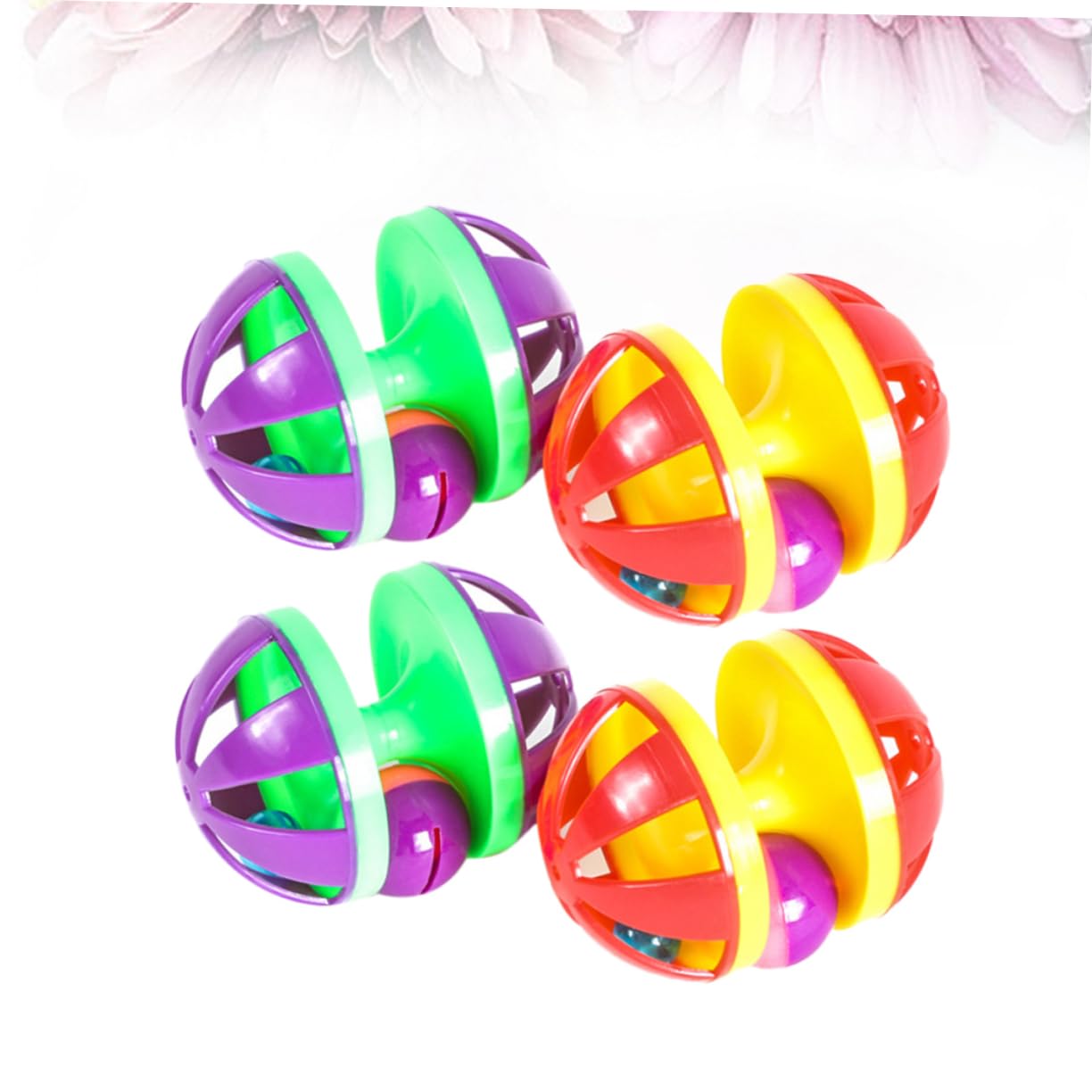 DOITOOL 12 Piezas De Juguetes Suministros para Mascotas Bumbells De Juguete para Gatos Pelotas para Gatos Pelotas De Juguete Pelotas para Gatos Juguetes para Gatos Pelota De Burla