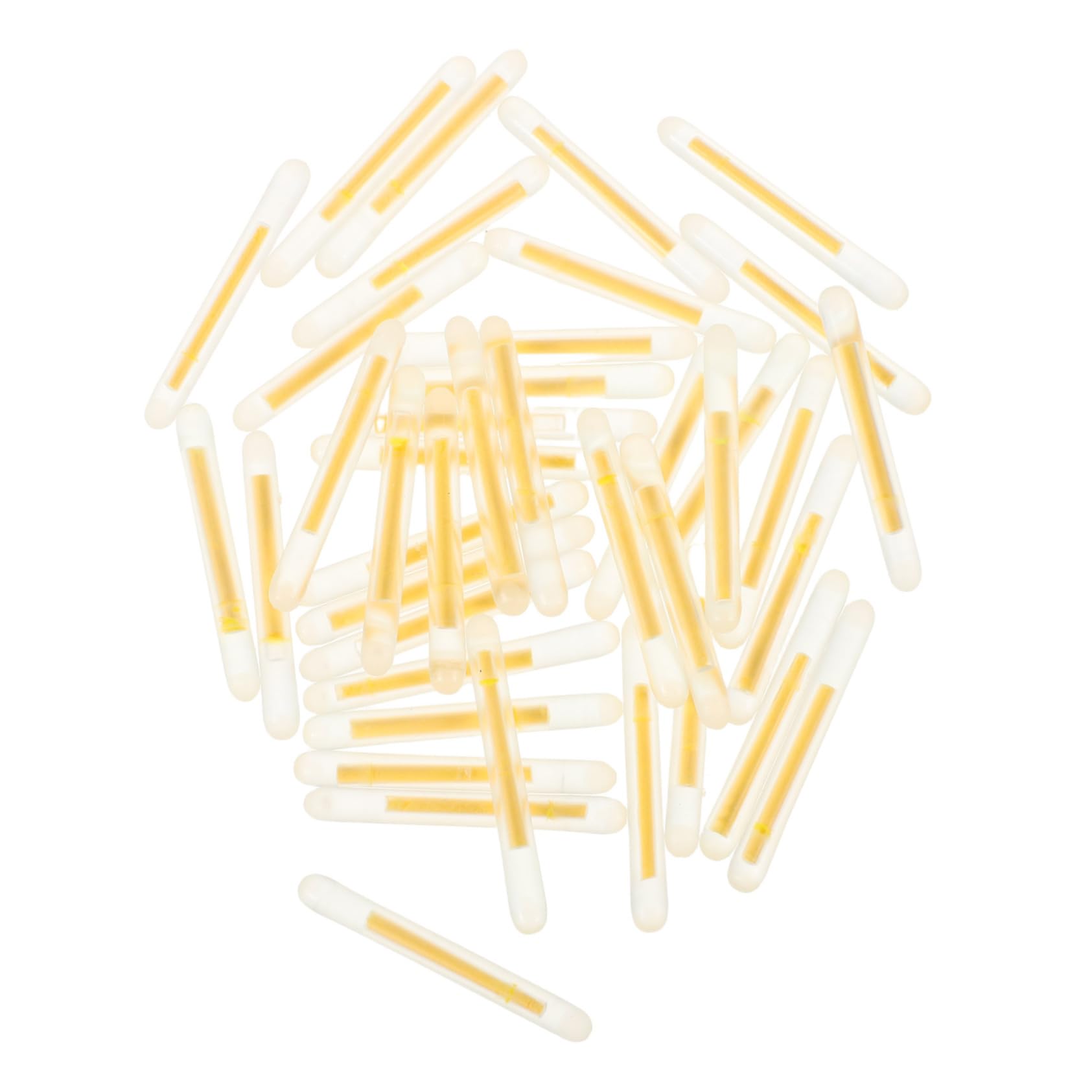 SUPVOX Enhanced Visibility Night Fishing Float 100pcs Fluorescent Stick for Rod Tip Underwater Glow Sticks for Fishing