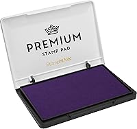 Vista 43 de Almohadilla de sello prémium tamaño mediano 3 x 4 pulgadas – para sellos de goma tradicionales – Almohadilla de fieltro color rosa