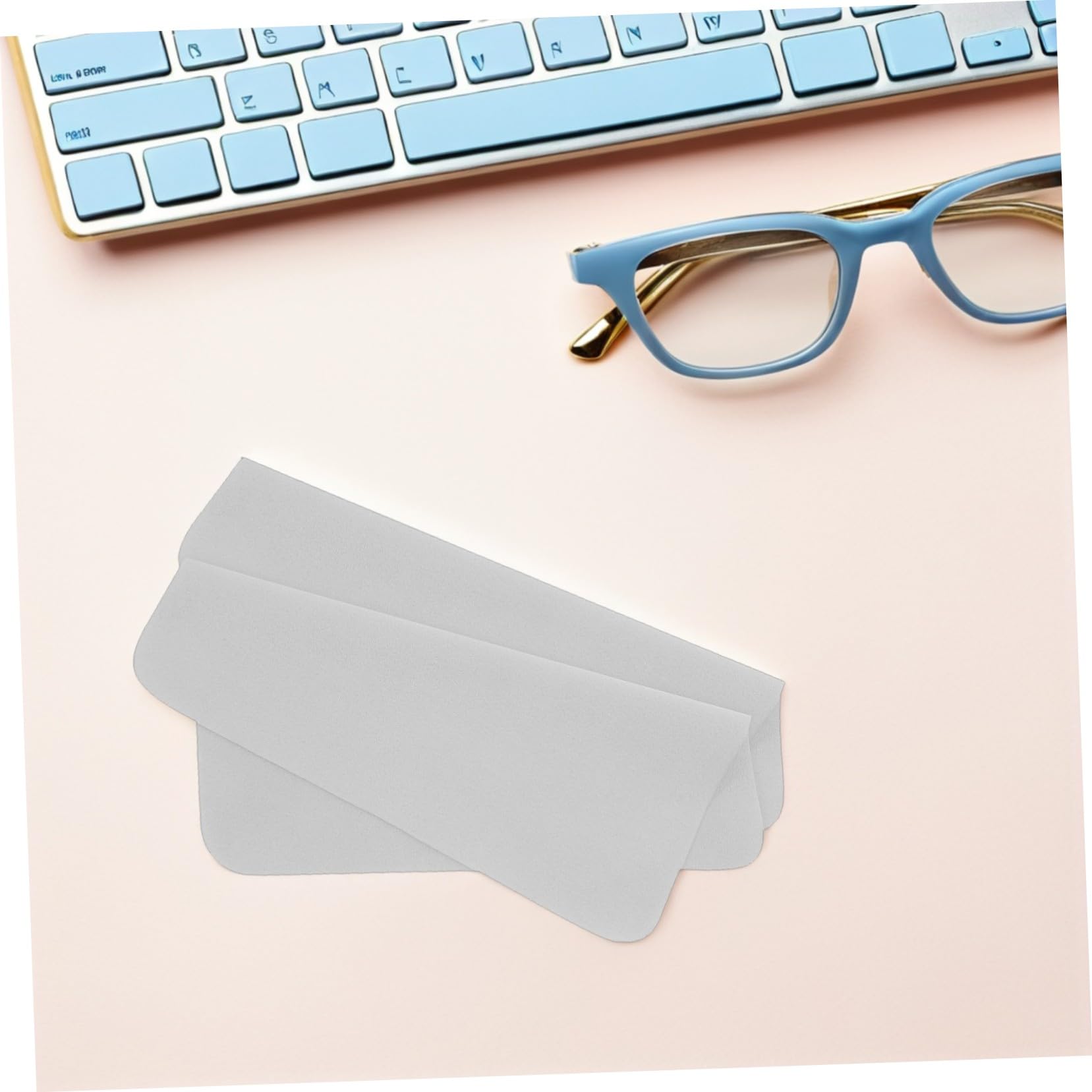 UPKOCH 100 Piezas Paños de Microfibra para Limpieza de Gafas Doble Cara Gris Suaves para Lentes de Cámara Smartphones y Pantallas Secado Rápido Rayas