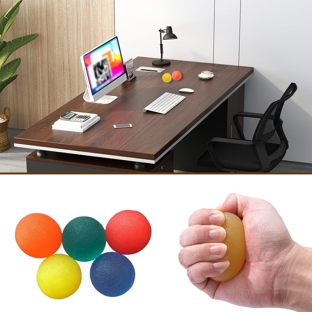 Balles D'exercice De Thérapie Des Mains – Balles D'exercice Pour Les Mains, Balles À Presser Pour Thérapie Des Mains, Balle De Renforcement De La Poignée Pour La Thérapie Physique Et La Rééducation