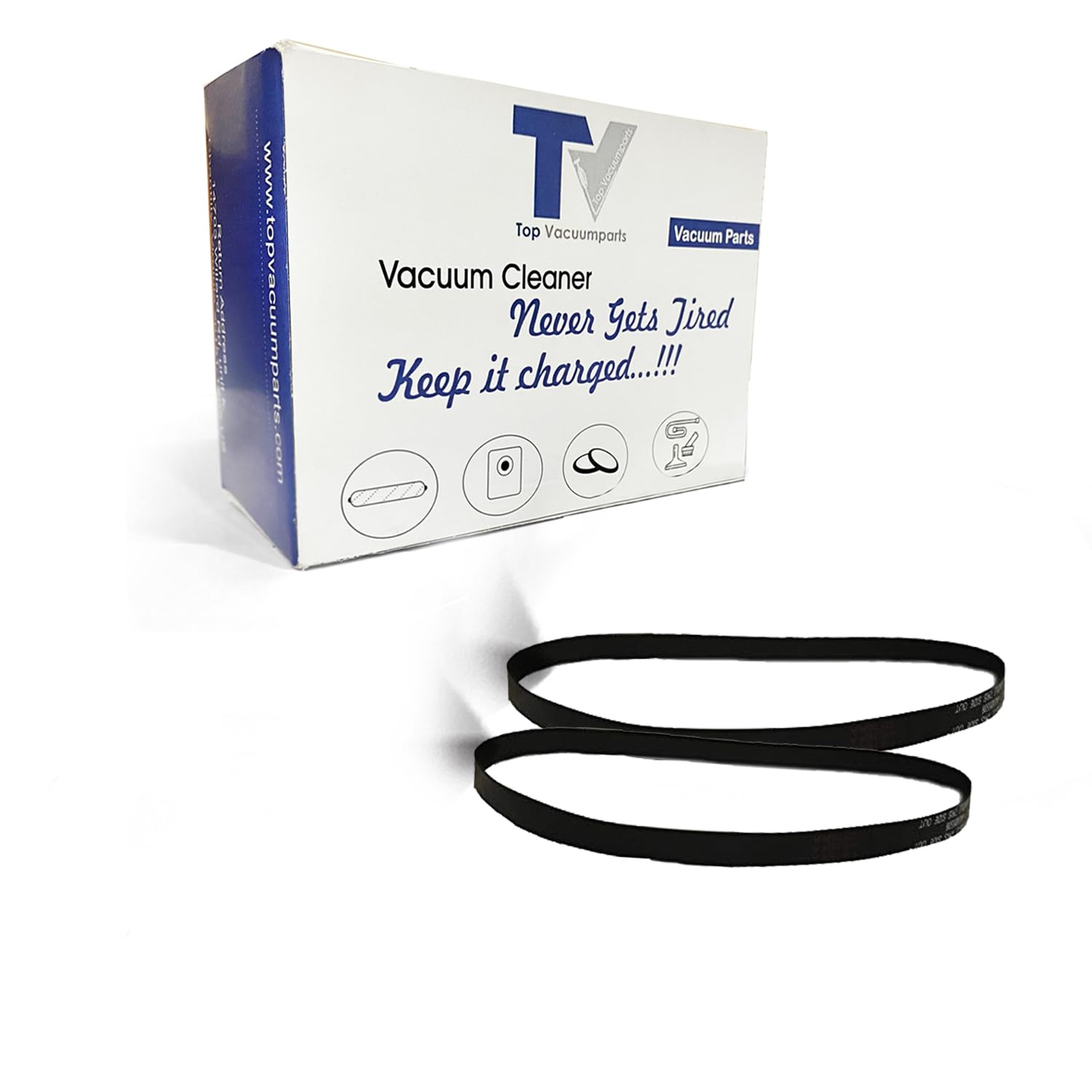 Replacement Part for Hoover Dual Power Max Carpet Cleaner FH51000 Power Path Belt (2-Pack) # Compare to Part 440005536