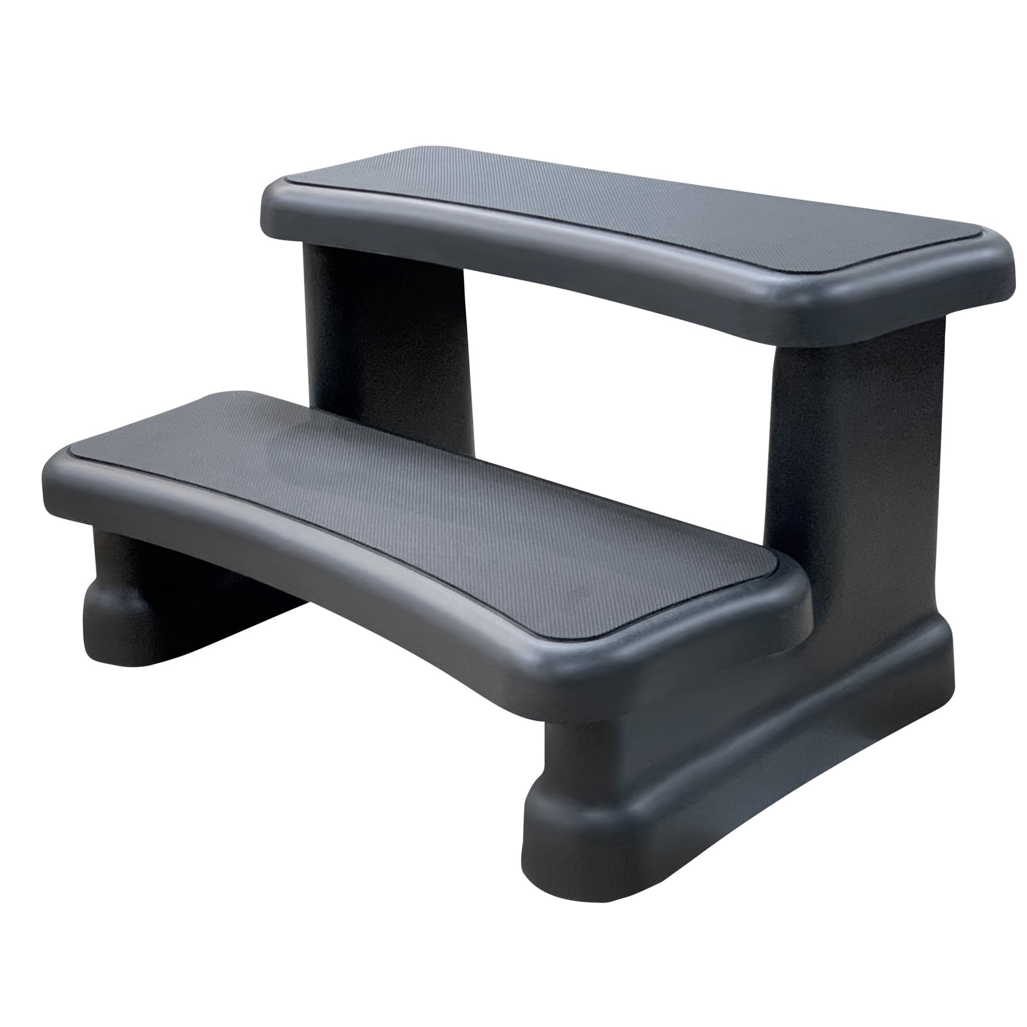 CANADIAN SPA CO. Camping Trittstufe, 2 Stufen, tragbare Doppeltrittstufe, rutschfeste Einstiegshilfe für Wohnmobil und Wohnwagen, 40x72x52 cm