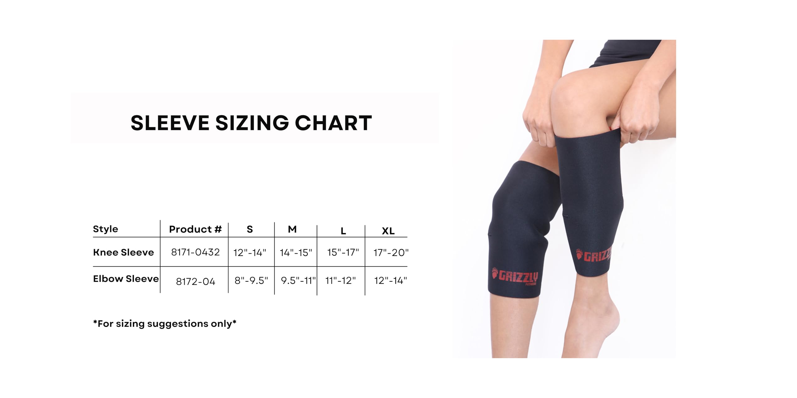 Grizzly Fitness codo manga, hombre, 8172-04 -Medium, negro, mediano