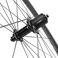 Vista 6 de Superteam Juego de ruedas de bicicleta 700C Carbon Wheelset 38/50/60/88 UD Mate 25 Ancho