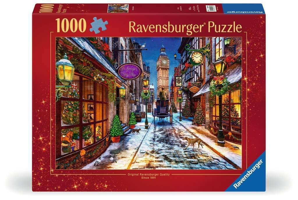 Ravensburger Puzzle 12000578 Christmas Time Puzzle 1000 Pieces for Children and Adults from 14 Years, Christmas Puzzle